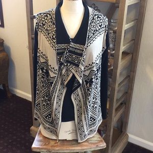 Black and beige sweater